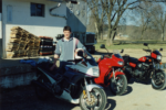 1991 Yamaha FJ1200 at Bradleyville, on 125 in the mid 90's.
